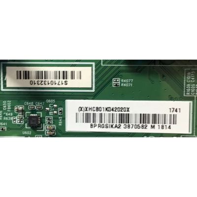 KIT DE TARJETAS PARA TV INSIGNIA / MAIN XHCB01K042 / 715G8501-M01-B00-005T / FUENTE PLTVGY401XAS2 / 715G8775-P01-000-002H / T-CON CV500U1-T01-CB-2 / E3CCBB5000020 / PANEL TPT500U1-QVN03.U / MODELO NS-50DR620NA18 - Imagen 2